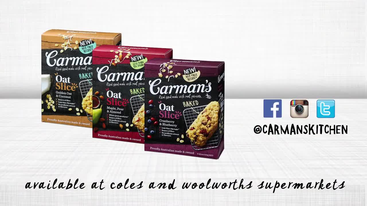 Carman's Kitchen NEW Oat Slice - 25s