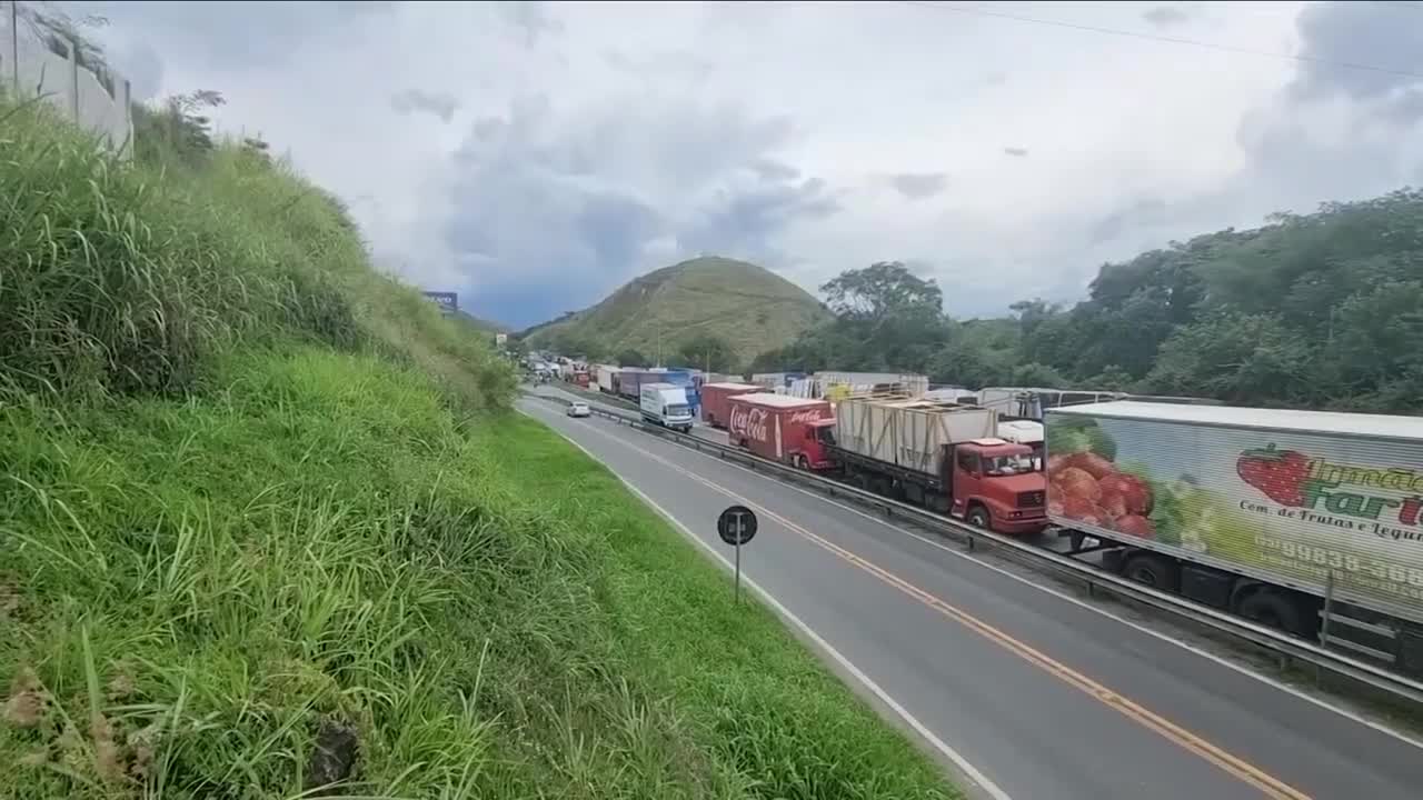 Brazil truckers protest