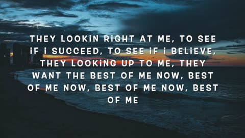 best of me song with lyrics