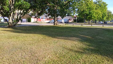Promenad vid Sigfridsområdet i Växjö 4 Aug. 2022