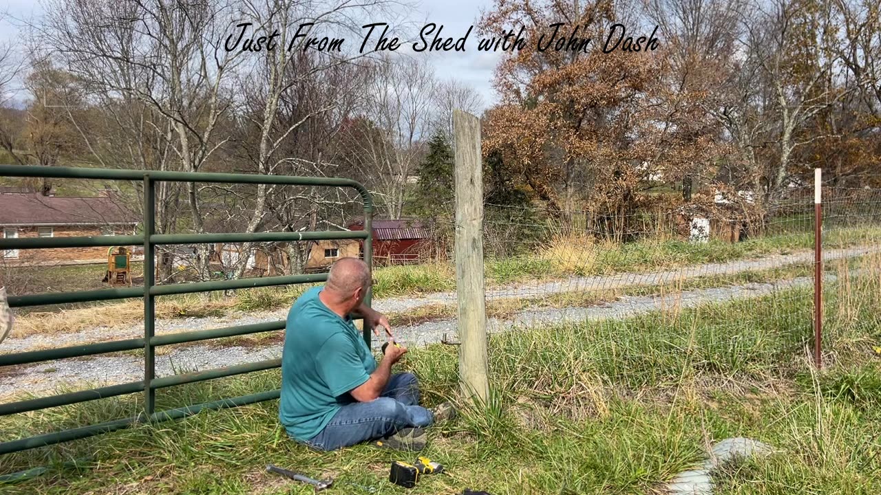 Just From The Shed Episode 65 Gate Repair Amid Possible Bear Attacks,