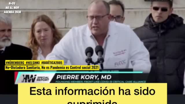 Dr Pierre Kory dice vacunas son crimen contra humanidad detenerlas EEUU