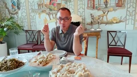 20210619文贵先生GETTR¹：猪肉芹菜馅儿饺子，幸福感爆棚