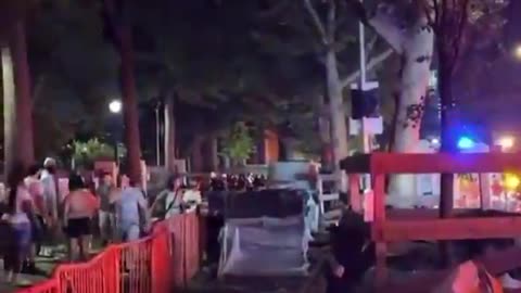 TRUCK DRIVES INTO CROWD IN MANHATTAN