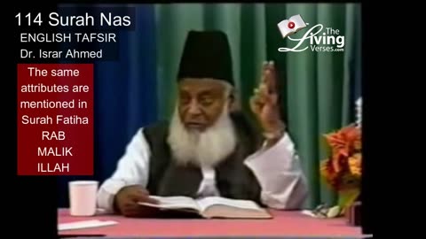 114 Surah Nas Dr Israr Ahmed English