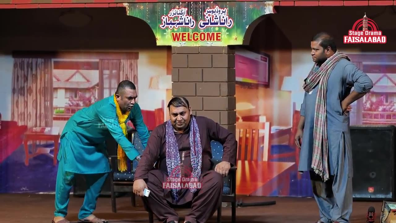 Rashid Kamal With Slik & Hussnain Kamal | New Punjabi Stage Drama | Best Comedy Clip