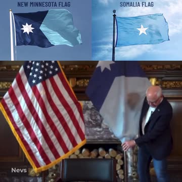 Tim Walz changed the Minnesota flag design to closely resemble the Somalian flag. Why?