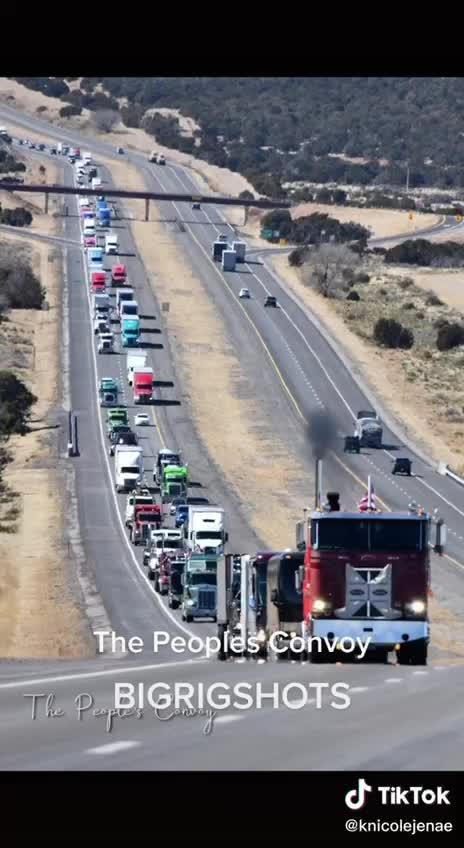 The Peoples Convoy Rolling