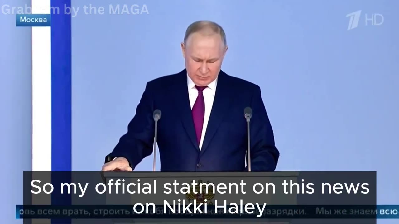 Putin Responds to Nikki Haley Dropping out of Republican Primary