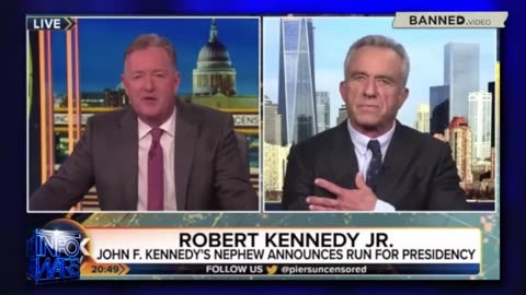 Infowars: MSM press wants to silence Robert Kennedy Jr 's Message