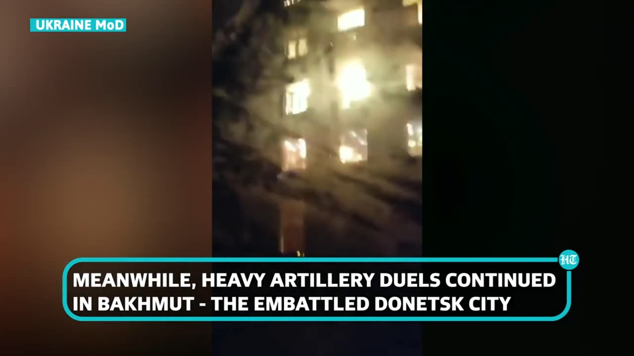 Putin’s onslaught flattens Bakhmut | Watch how Russian Army rains fire on Ukrainian positions