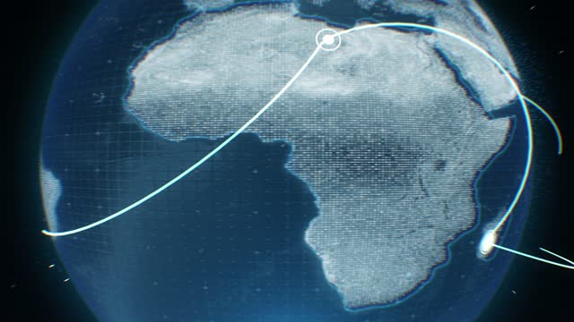 Digital Projection of Geometrical Distance of Earth`s mass End Points