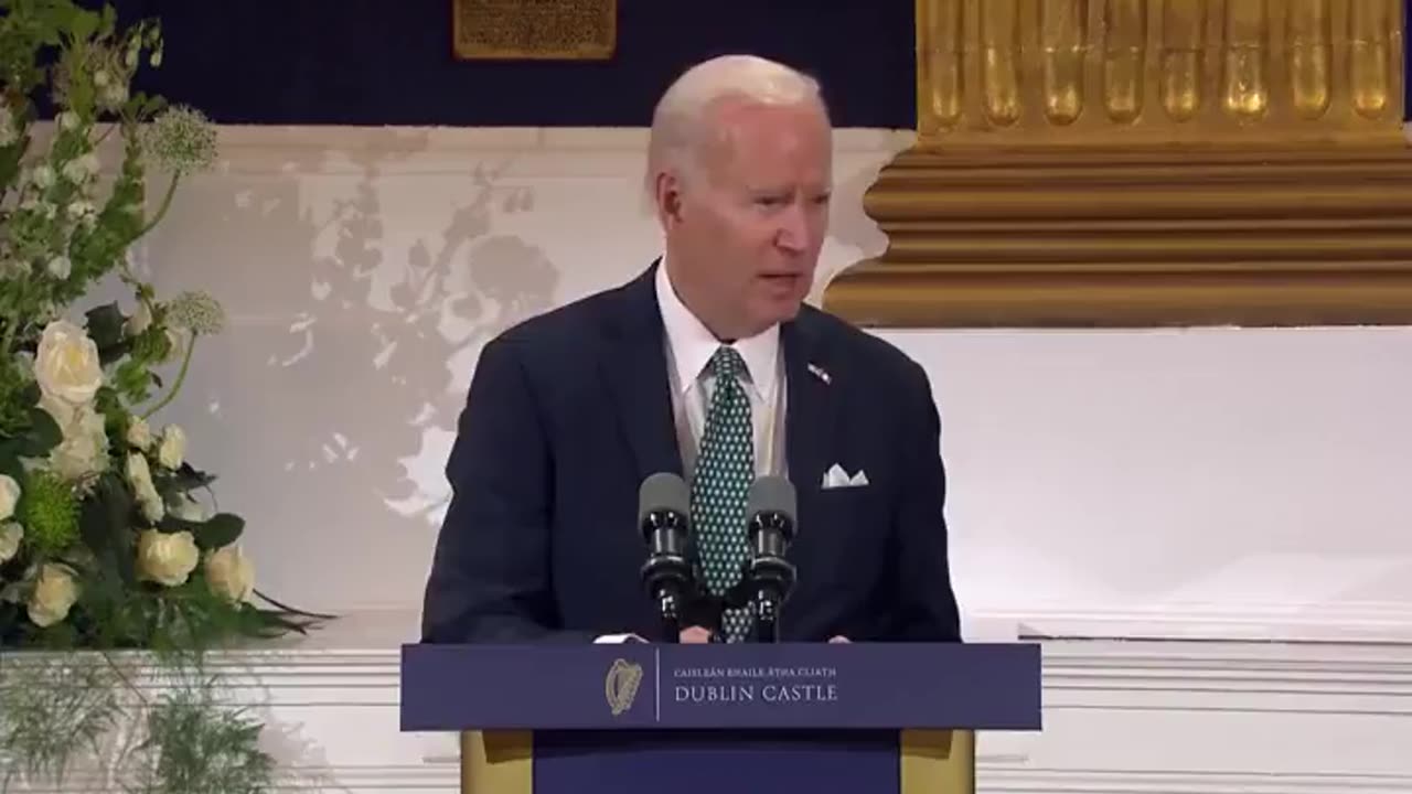 CREEPY JOE IN IRELAND: ‘Let’s Go Lick the World!’