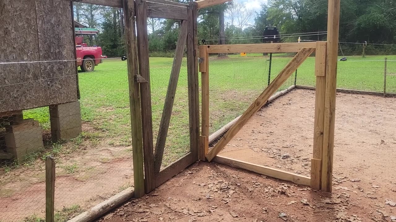 Finishing the fence and gates