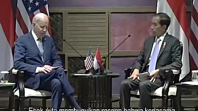 The President of the Republic of Indonesia and Joe Biden agreed on a new partnership