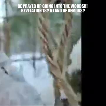 BEWARE OF THE WOODS - IF YOU HEAR THIS - - R U N!!!