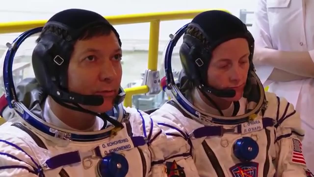 Expedition 69 70 Space Station Crew Prepared for Lunch In Kazakhstan