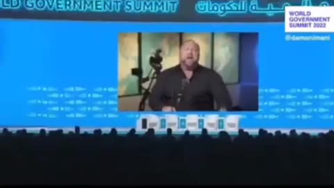 Alex Jones Crashes World Government Summit 2022
