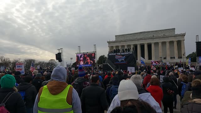 1/23/2022 DC Protest 14 Defeat Mandates and Tyranny march rally