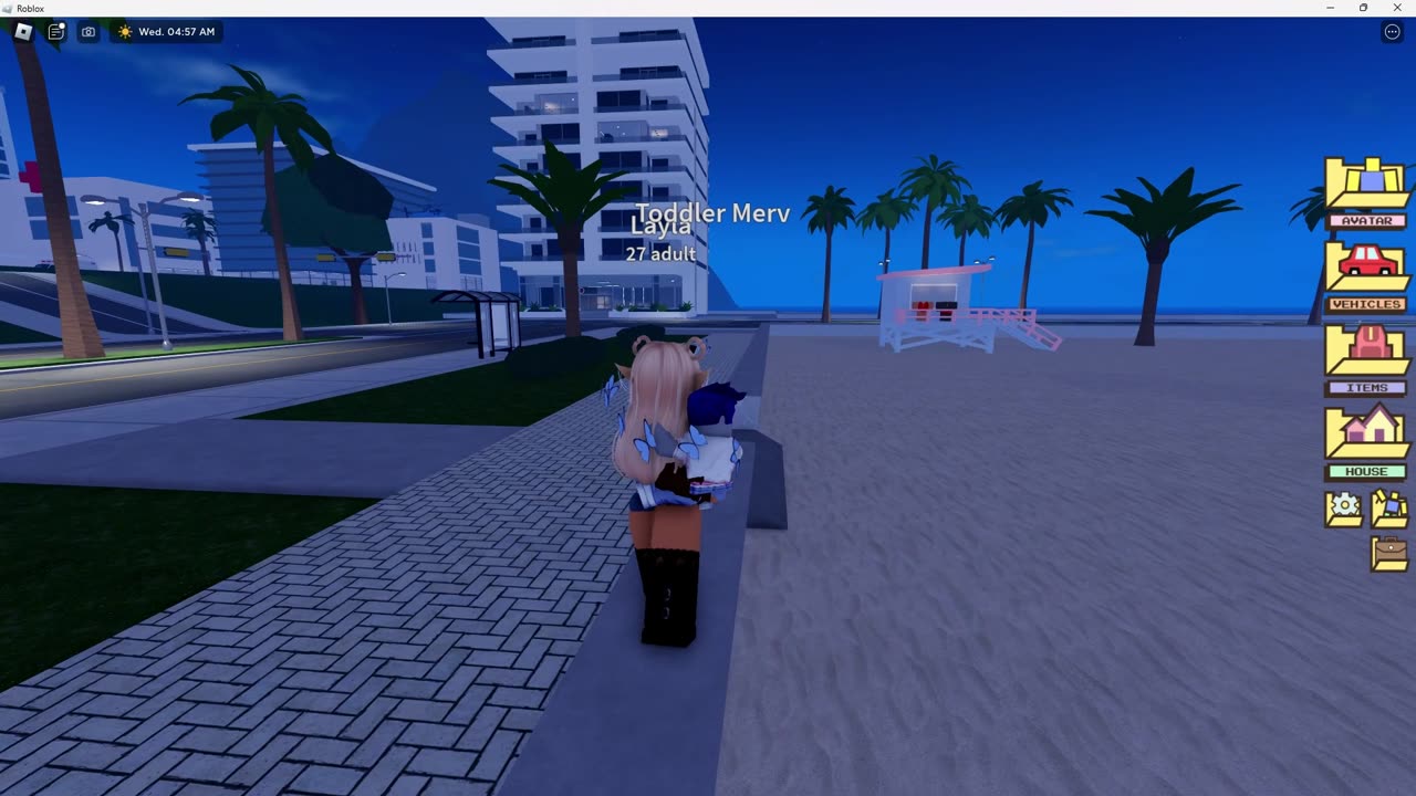 Roblox Role Play - Spending the day with Mom and Ice Cream