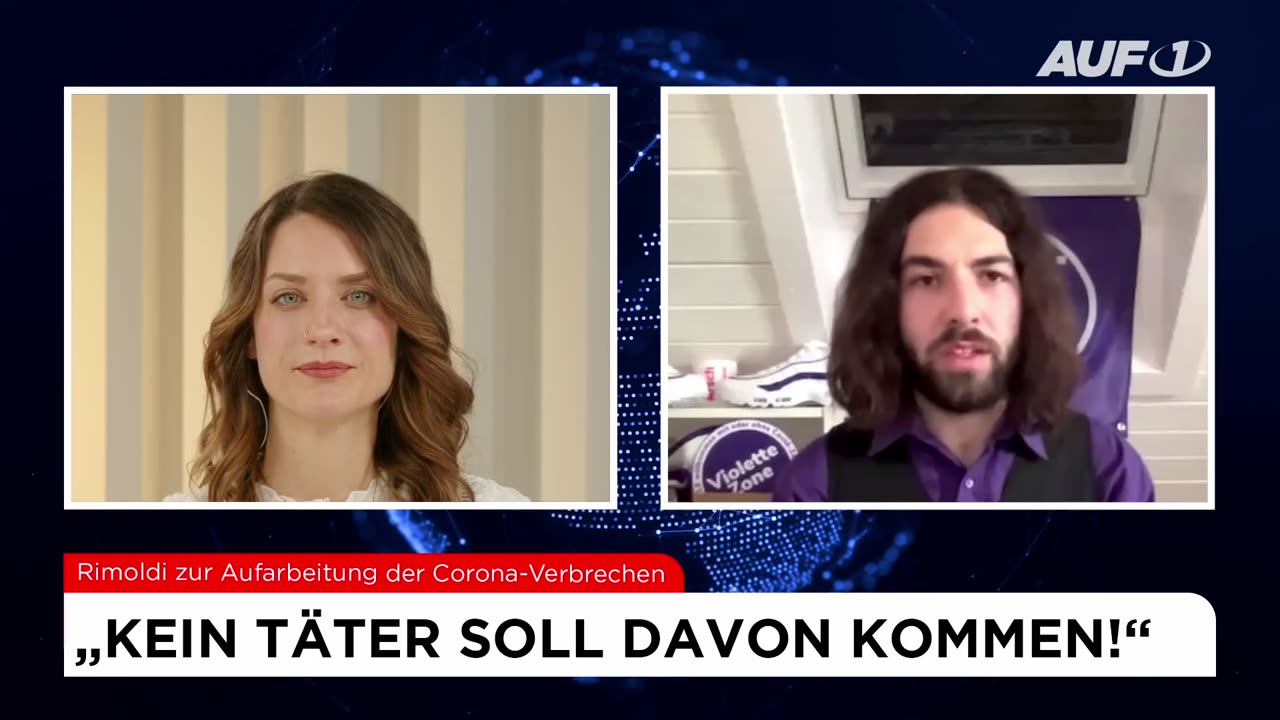 Nicolas A. Rimoldi: „Kein Corona-Verbrecher soll davonkommen!“ Maas Voll Auf1TV