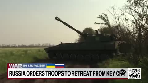 1Russia withdraws troops from Kherson, Ukraine