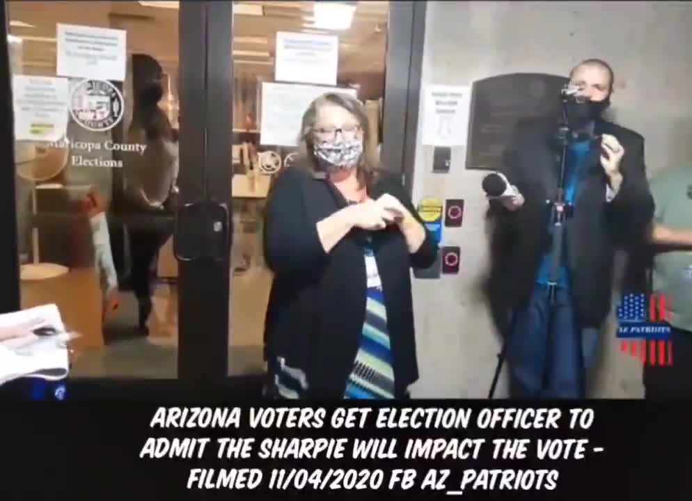 The sharpie did soil their ballots