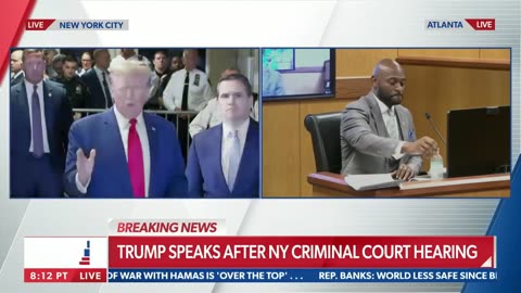 Trump Speaks On Lawless NY Court