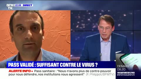 Ludovic Toro n’a rien à dire face à Florian Philippot à part quelques brimades.