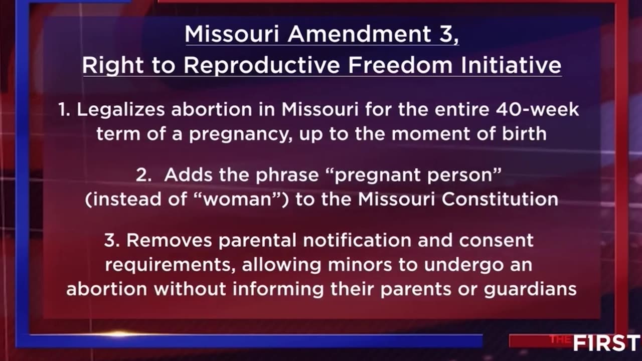 Bill O'Reilly says Missouri’s abortion amendment 3 is, “RED CHINA STUFF”