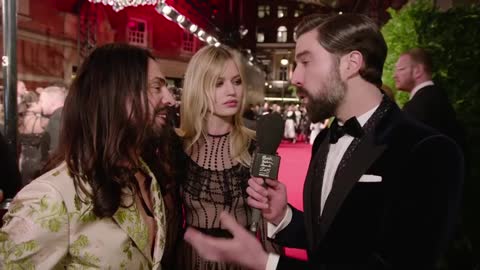 Alessandro Michele Red Carpet Interview British Fashion Awards 2015