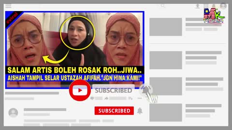 Doktor Say Tampil BID4S Ustazah Afifah. "Jgn SALAHKAN Kami Kalau Tak Tahu SAMBUT BAY1 Ms DARUR4T..."