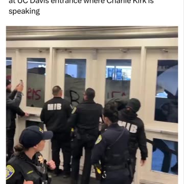 Antifa at UC Davis Charlie Kirk Event