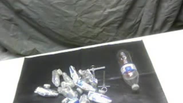 See How Man puts 10 Water Bottles in one Pocket!