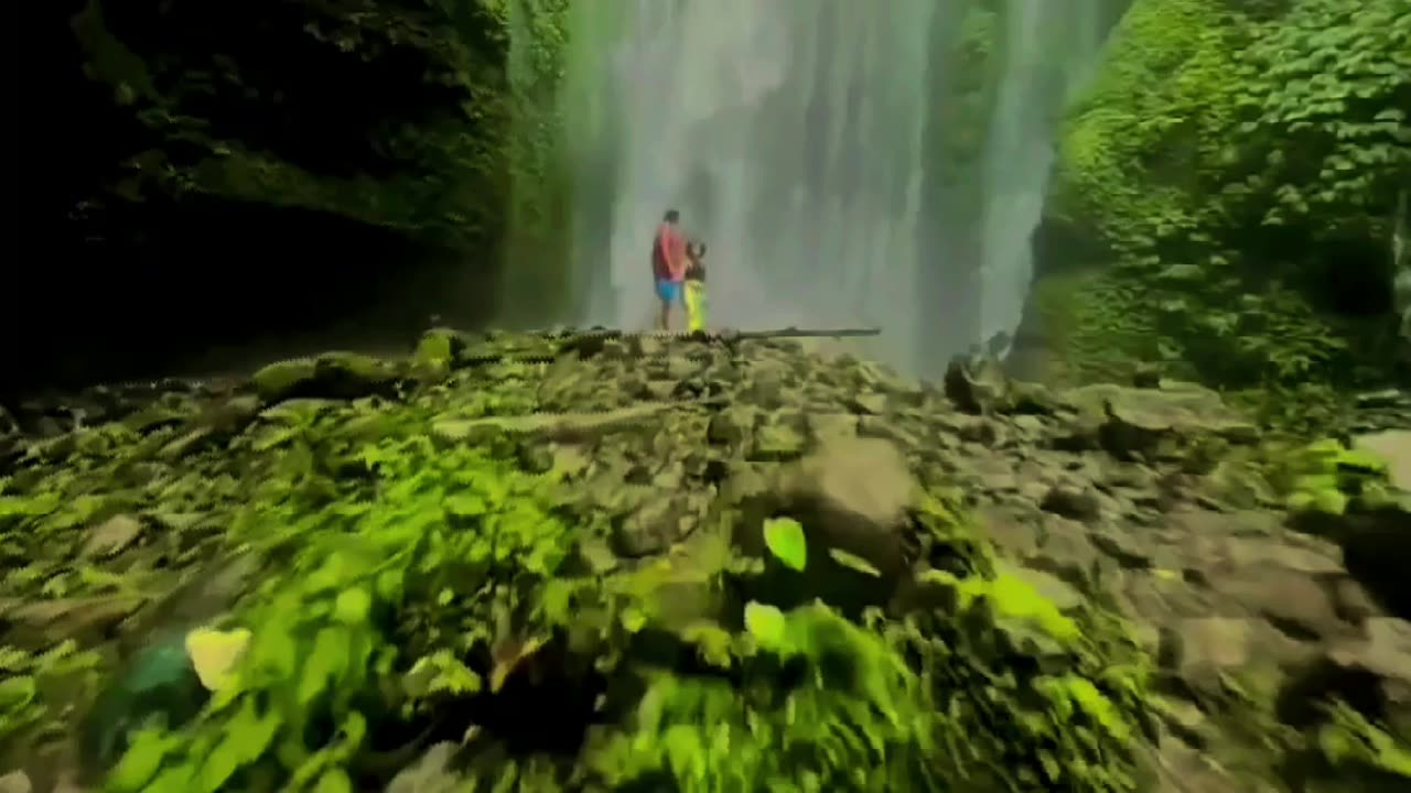 "Tiu Kelep" and "Benang Kelambu" waterfall