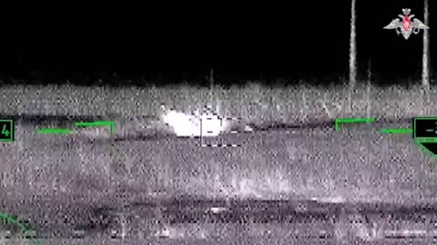 Russian KA-52 helicopter destroys Ukrainian tanks