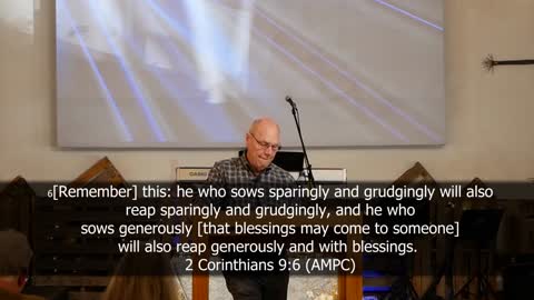 Mountain High Chapel HD Sermon Joe Hug "The Blessing of the Lord" 11-13-2022