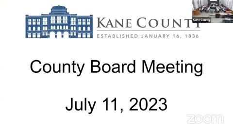 July 11, 2023 - Kane County Board Meeting