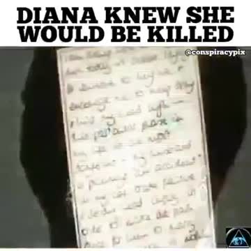 Diana Knew She Would Be Killed