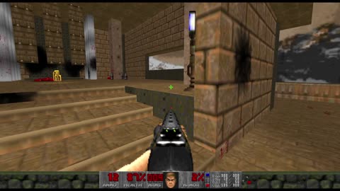 Brutal Doom 2 - Master Levels - Pistol Start - Hard Realism - Attack (ATTACK.WAD, level 1)