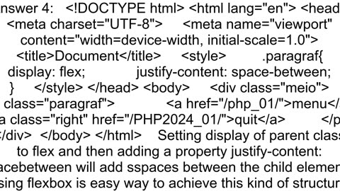 How do I move a link to the right inside a quotdivquot tag