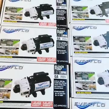 12 volt EverFlow bleach Soft Wash pumps