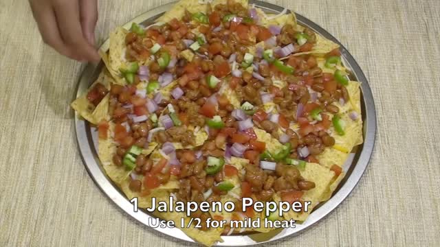 Baked Veggie Nachos Recipe