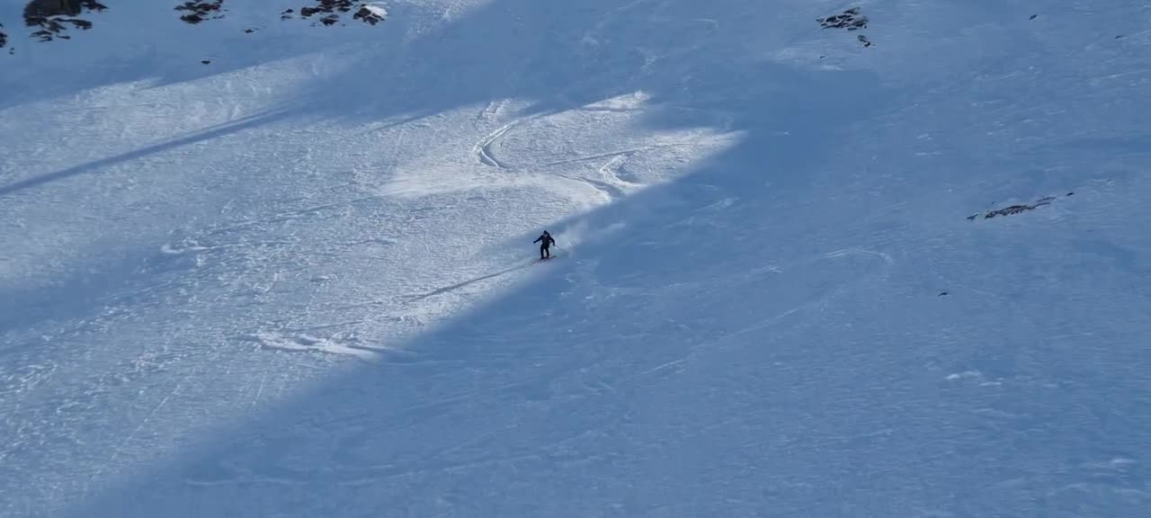 Skier Crashes Hard Attempting a Full Send Down the Mountain