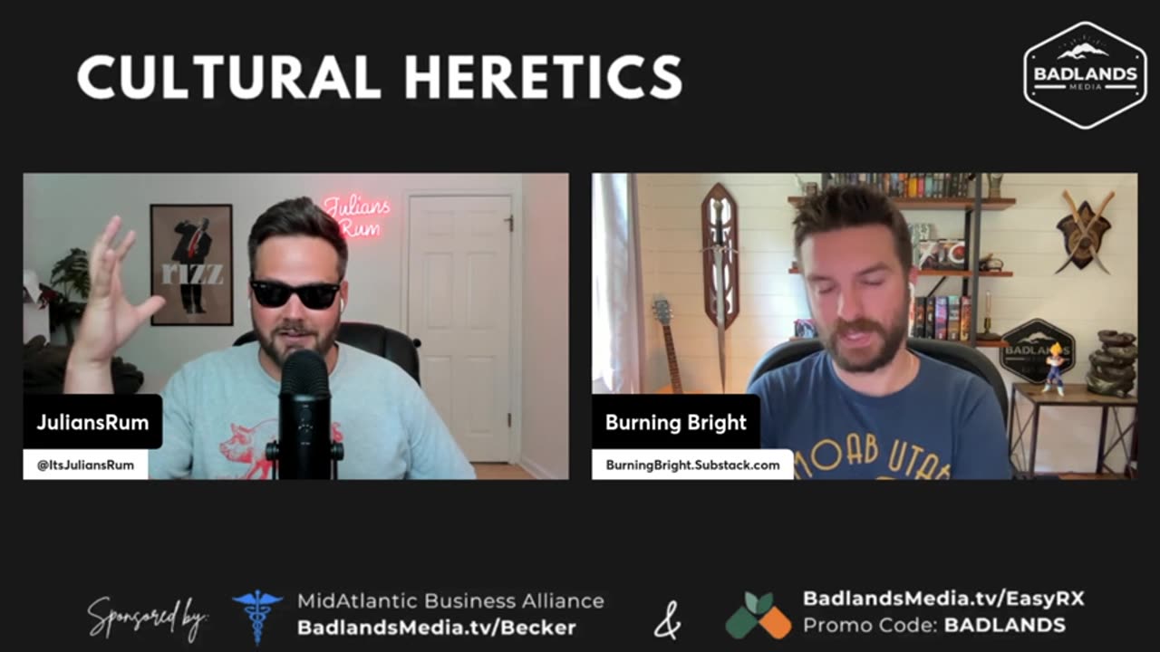 Cultural Heretics Ep. 19 - 2-00 PM ET