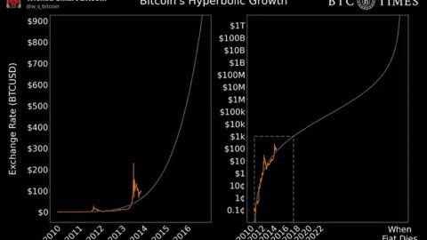 #Bitcoin is growing at a hyperbolic rate🚨