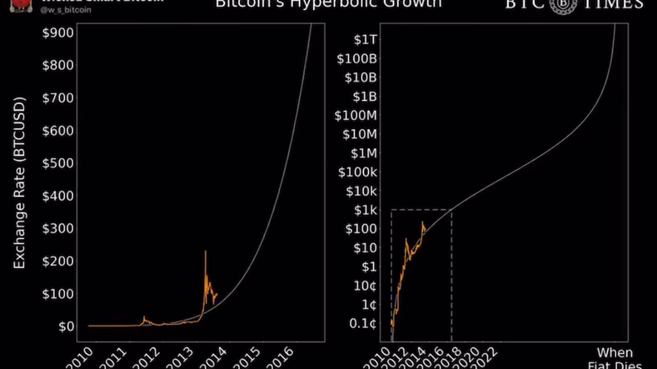 #Bitcoin is growing at a hyperbolic rate🚨