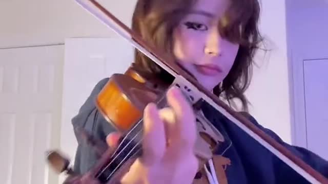 Violin playing