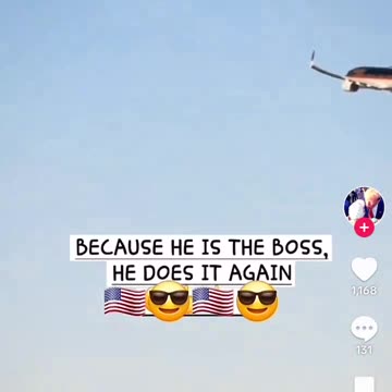 Bad-Ass Trump flyby!!
