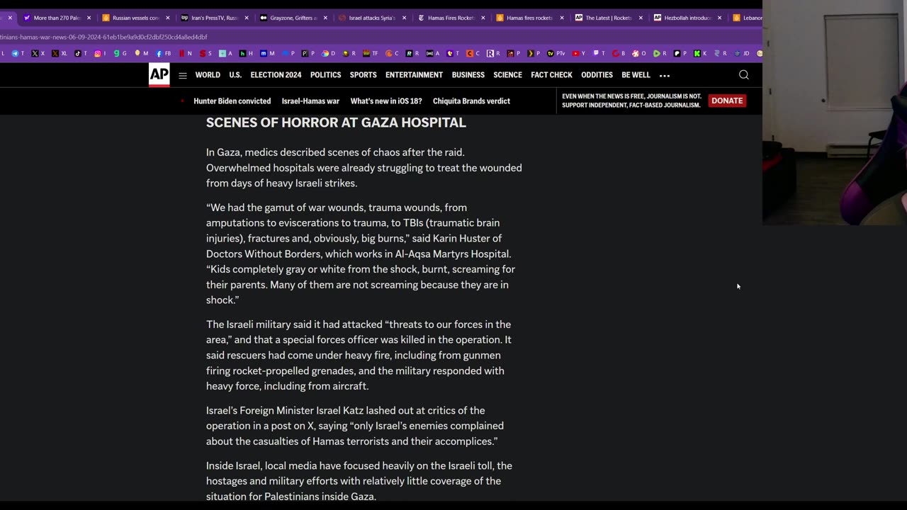 IDF & US special forces hostage raid in Gaza killed 274 Palestinians & 3 hostage
